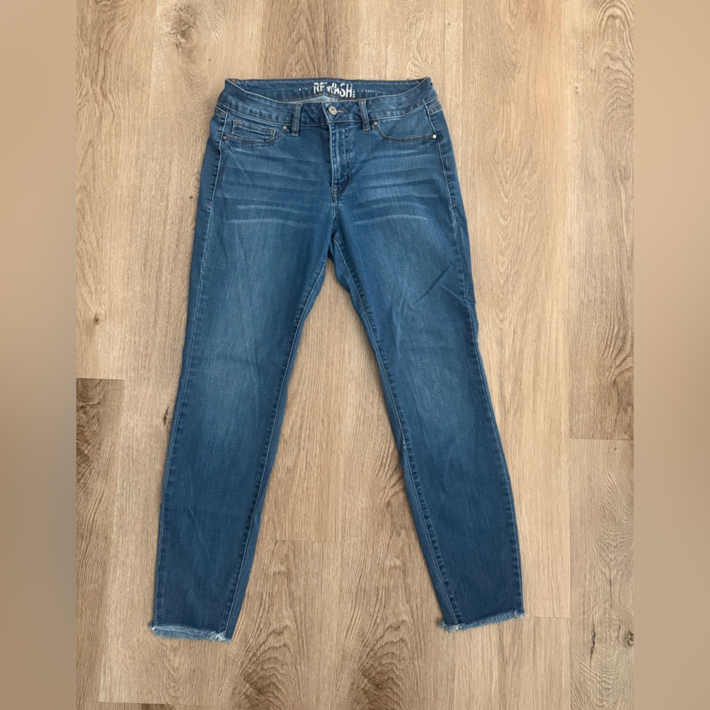 Rewash Women’s Blue Slim Straight Jeans